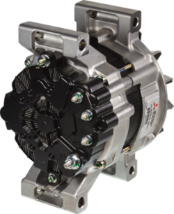 Mitsubishi Electric Heavy Duty alternators are designed to fit any PAD mount engine.  Our alternator provide high output at idle, long durability and highest efficiency currently available.