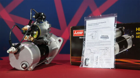 Replacing a starter containing Over Crank Protection